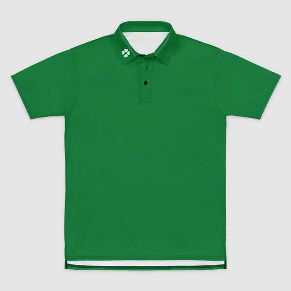 Island green XL men's Killarney golf & fishing club polo shirt